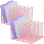 Kuntine.B 5-Section Upright Desk File Organizer Gold 1 Pack | Vertical, Mesh, Metal, Assembly, Stability, Sturdiness, Organization, Standing - Image 14