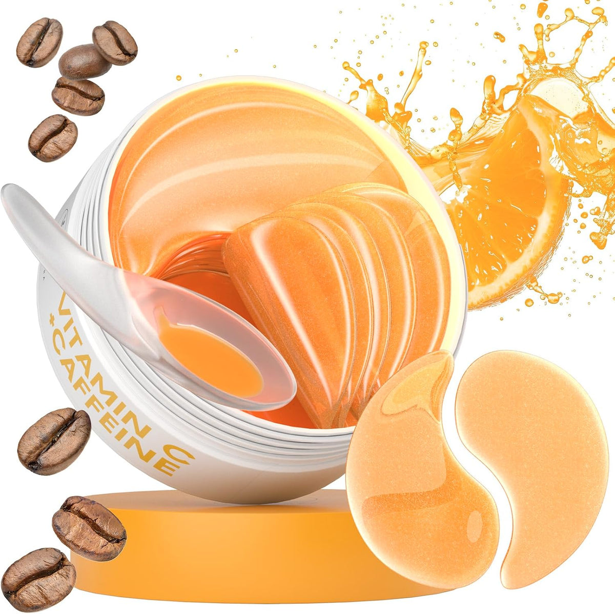 BLOOMORA Caffeine Under Eye Patches (30 Pairs), Under Eye Mask for Puffy Eyes, Appearance of Dark Circles, Cooling & Hydration, Self Care & Skincare Gifts for Women, Patch Yeux - Image 11