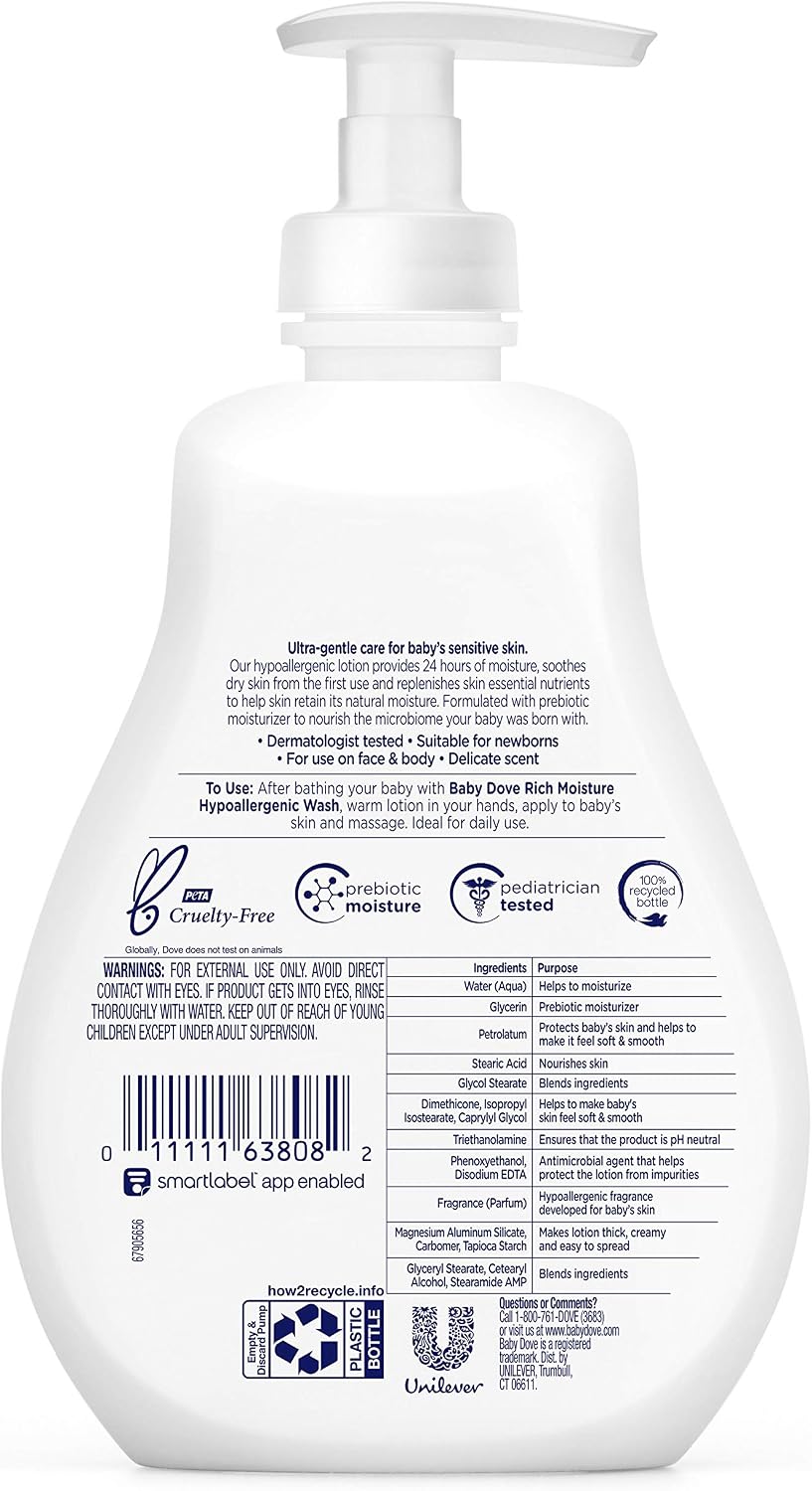 Baby Dove rich moisture lotion pump mechanism