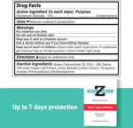 ZeroSweat antiperspirant wipes application demonstration