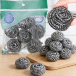 Hotiary stainless steel cleaning ball set front view