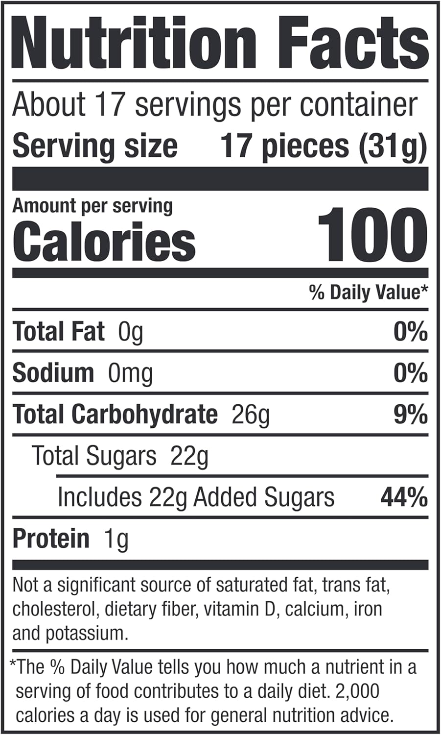 Side angle profile of the family size eighteen point five ounce Nerds Rainbow packaging
