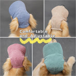 Close up of breathable cotton polyester fabric on pet cap