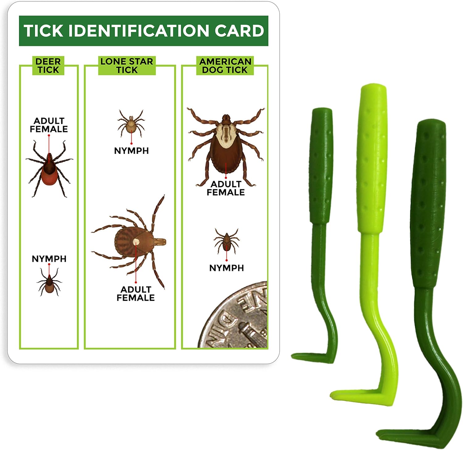 TickCheck Tick Remover Value 3 Pack front view