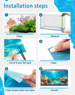 Mindsoft aquarium backdrop rock cave style for aquatic setups