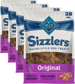 Blue Buffalo Sizzlers Natural Soft Dog Treats, Bacon-Style Soft-Moist Dog Treats with Real USA Pork, Original Flavor, 6-oz Bag - Image 10