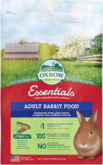 Oxbow Essentials Adult Rabbit Food front view of five pound bag