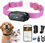 4K UHD Dog& Cat Pet Camera Collar, Video Recorder with Phone App View, Outdoor & Indoor POV Action Cam for Small and Medium-Size Dogs(Black - Pink Waterproof Collar - M, 128g) - Image 13