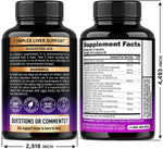 NutraHarmony Liver Cleanse supplement facts and ingredients label detail