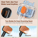 Self cleaning button on Ddxcoo cat and dog grooming brush