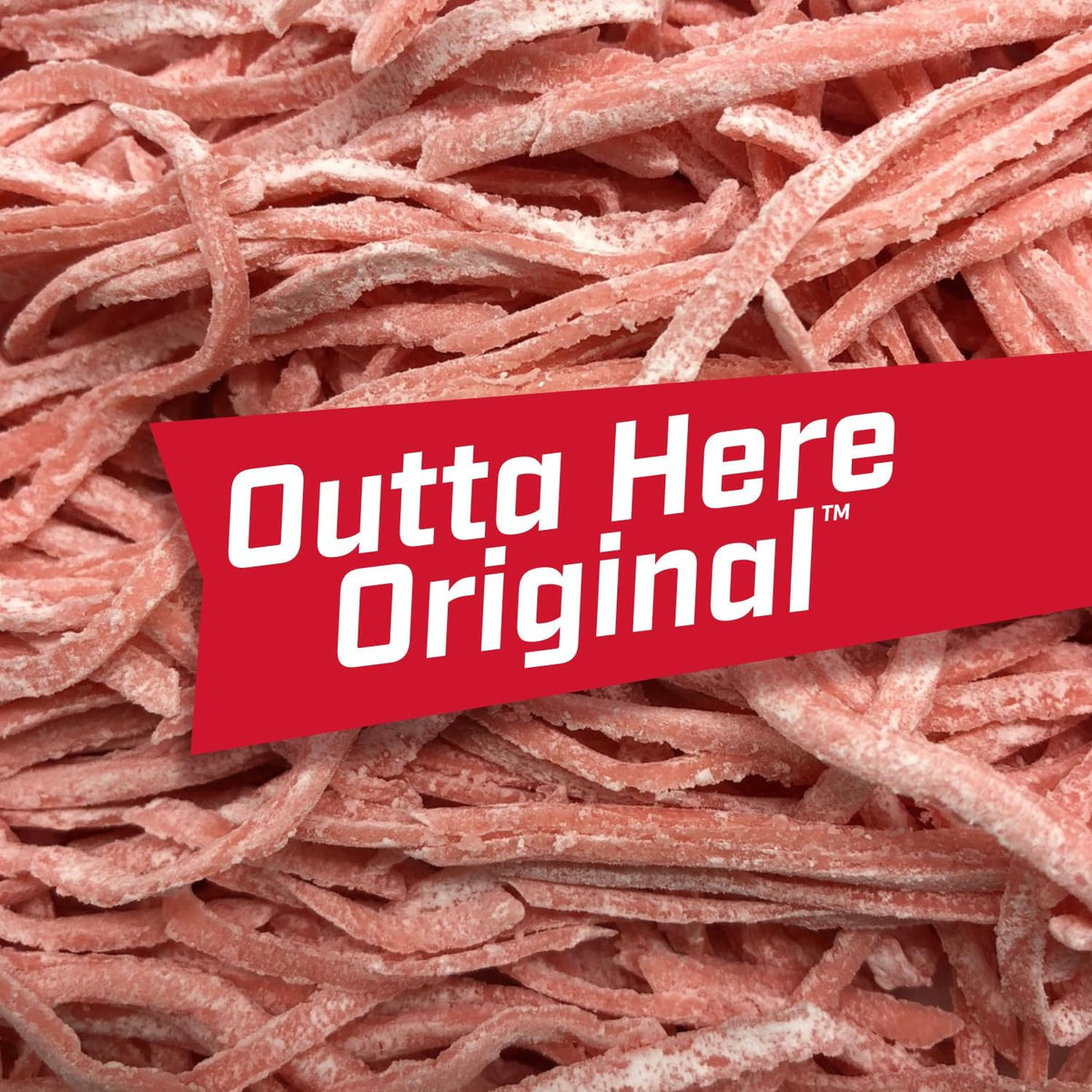 Gluten-free and peanut-free certification on Big League Chew bubble gum pouch