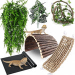 Suction cup mounting for reptile enclosure accessories