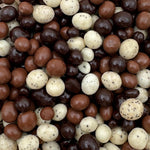 ILIKE! Chocolate Covered Espresso Coffee Beans Tri-Colored Blend two pound bag front view