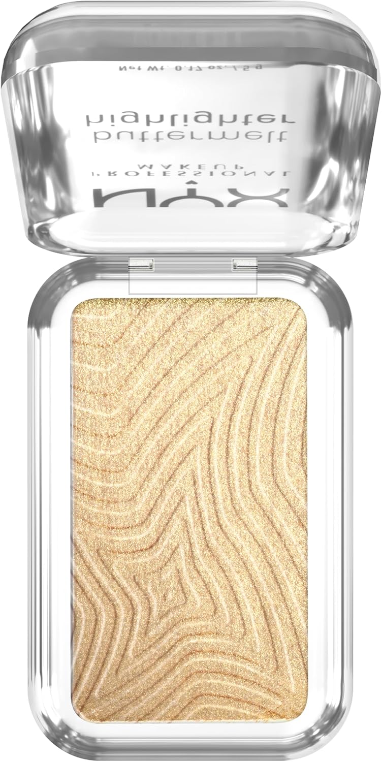 NYX PROFESSIONAL MAKEUP Buttermelt Highlighter, Powder Highlighter Makeup, With Up to 12H Wear and High Impact Glow - 25 Butta Than Gold (Light Gold) - Image 11
