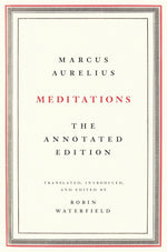 Marcus Aurelius Meditations annotated edition hardcover front cover view