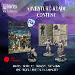 Wildspire DND miniatures diverse character lineup figures