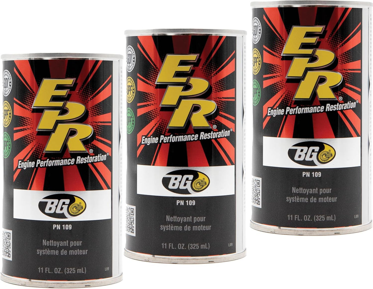 BG EPR Engine Performance Restoration 3 cans set front view