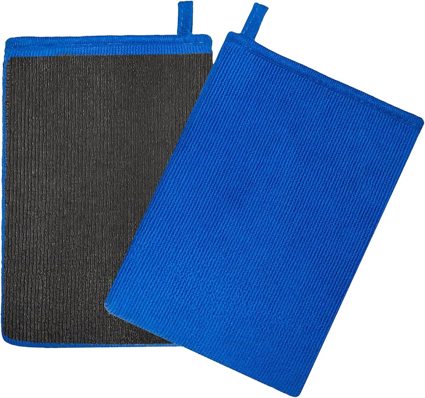 Tidy Monster 2 Pack Clay Mitt and Bar bundle front view showing blue microfiber car detailing gloves.