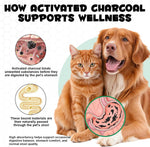 Activated charcoal digestive relief tube label details