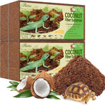 Riare 2 Pack Natural Coconut Fiber Substrate for Reptile- Premium Compressed Coconut Husk Terrarium Bedding for Reptile, Tortoise, Frogs, Snakes Hermit Crabs, Burrowing Animals - Image 10