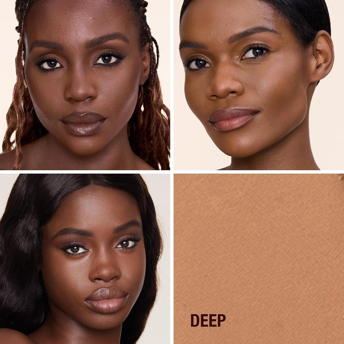 Charlotte Tilbury powder open case showing pressed powder texture