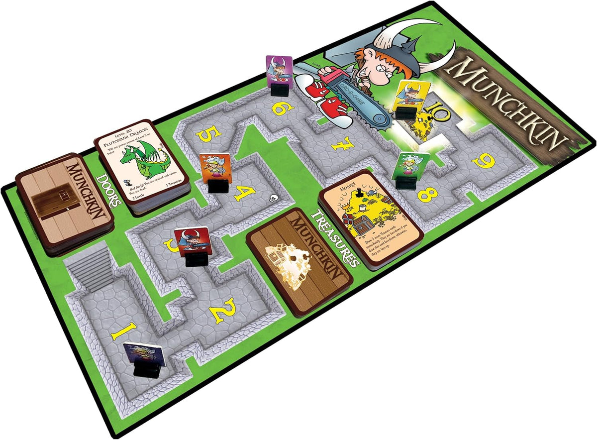 Munchkin Deluxe Board Game (Base Game), Family Board & Card Game, Adults, Kids, & Family Game, Fantasy Roleplaying Game, Ages 10+, 3-6 Players, Avg Play Time 120 Min, From Steve Jackson Games - Image 3