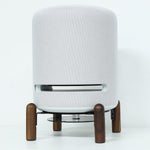 H Huaberich desk wood stand for Echo Studio front view