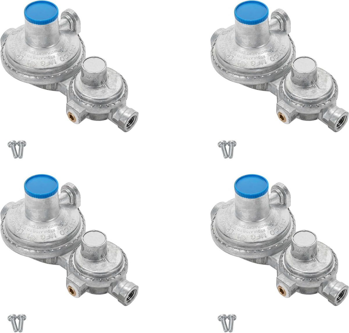 Camco Horizontal Two Stage Propane Regulator - Compatible with 20 lb or 30 lb Propane Tanks with ACME Threads - 1/4-inch Female NPT inlet and 3/8-inch Female NPT outlet (59323) - Image 12