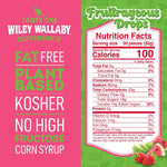 Wiley Wallaby Fruitrageous and Sourrageous drops packaging showing the product details