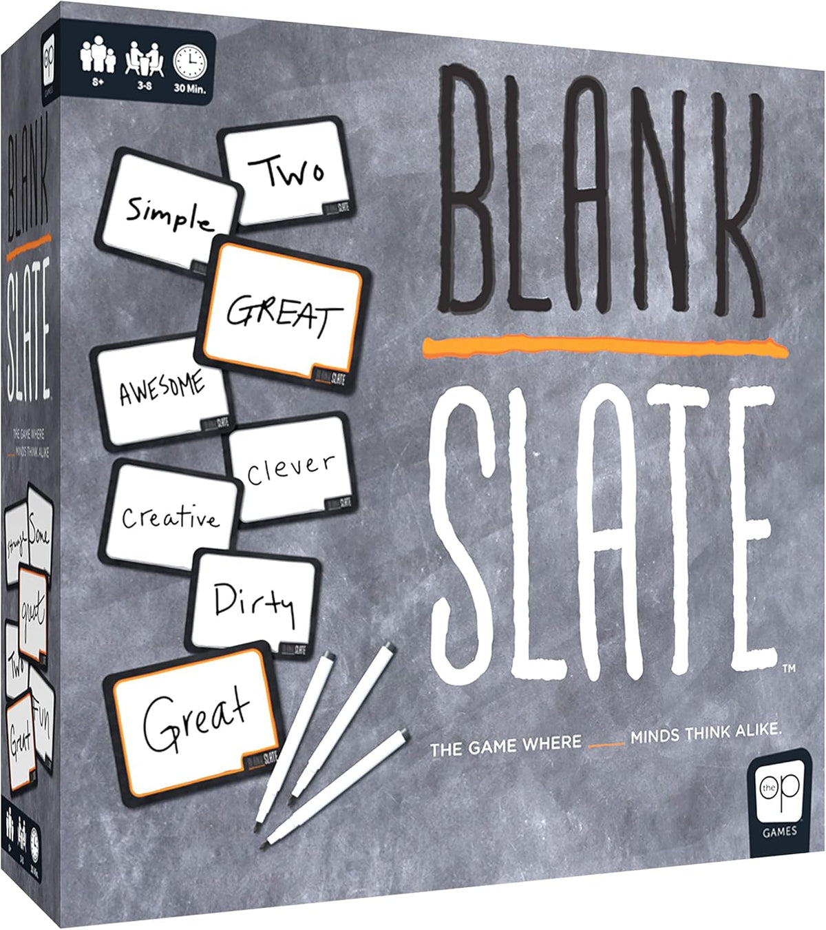 Usaopoly Blank Slate board game front view