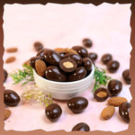 Sunny Island chocolate covered almonds used as party favors in small bags