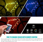 Waybelive multicolor cycling safety lights installed