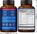 Nutraharmony daily wellness supplement capsules spilled out near bottle packaging