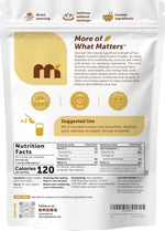 Micro Ingredients organic plant protein powder nutritional facts label