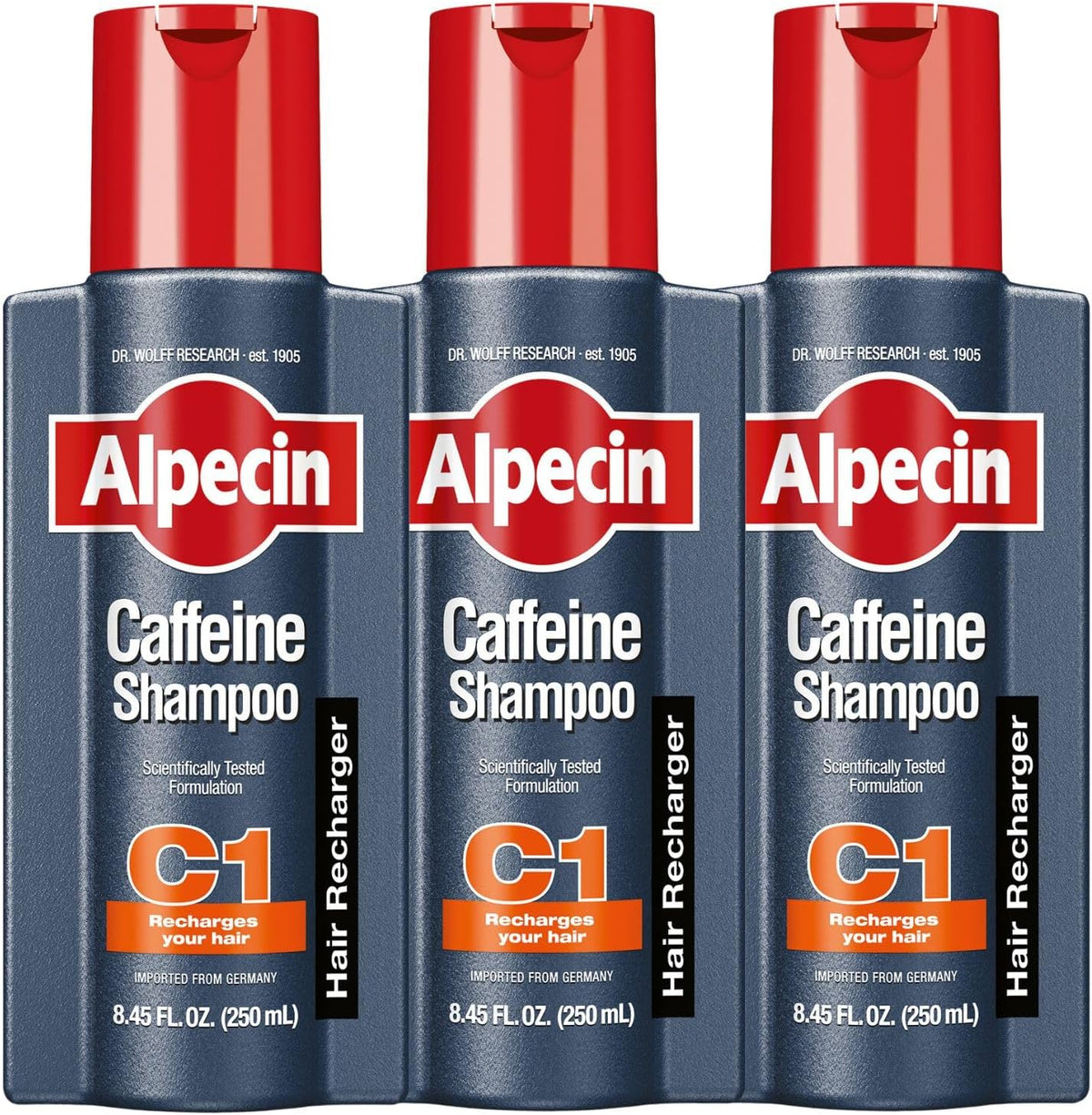 Alpecin C1 Caffeine Shampoo front view bottle packaging