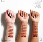 NYX Butter Gloss Tiramisu styled lip combo flat lay
