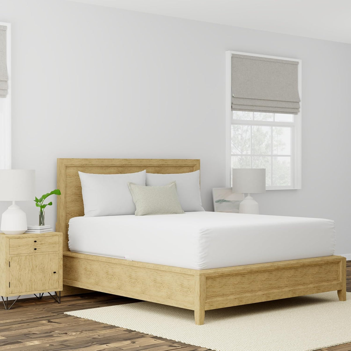 AllerEase twin mattress protector corner elasticity