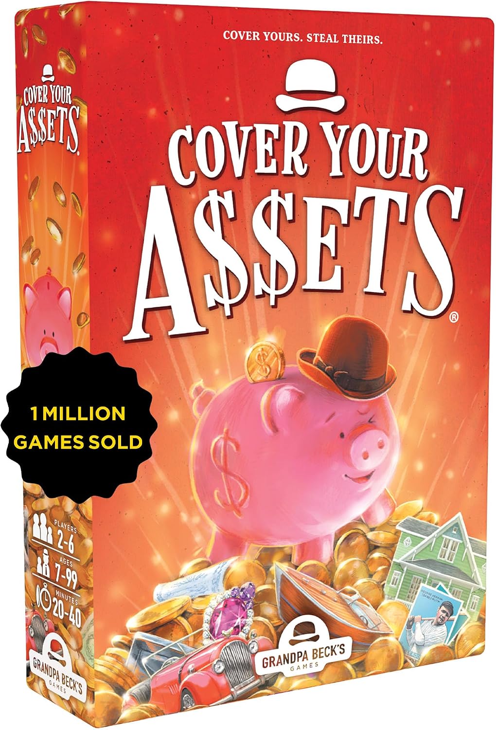 Grandpa Beck's Games Cover Your Assets Set Collection Card Game - Image 1