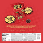 Open pouch of Cheap Treats Sour Bites displaying the mixed fruit assortment inside.