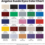 Angelus permanent suede dye bottle angled showcase