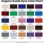 Angelus liquid dye bottle with wool dauber applicator