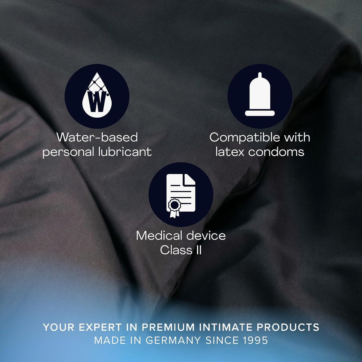 Pjur Aqua water-based lubricant 3.4 fluid ounce bottle layout