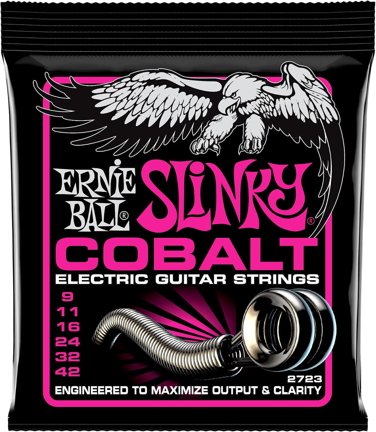 Ernie Ball cobalt electric guitar strings authentic import view