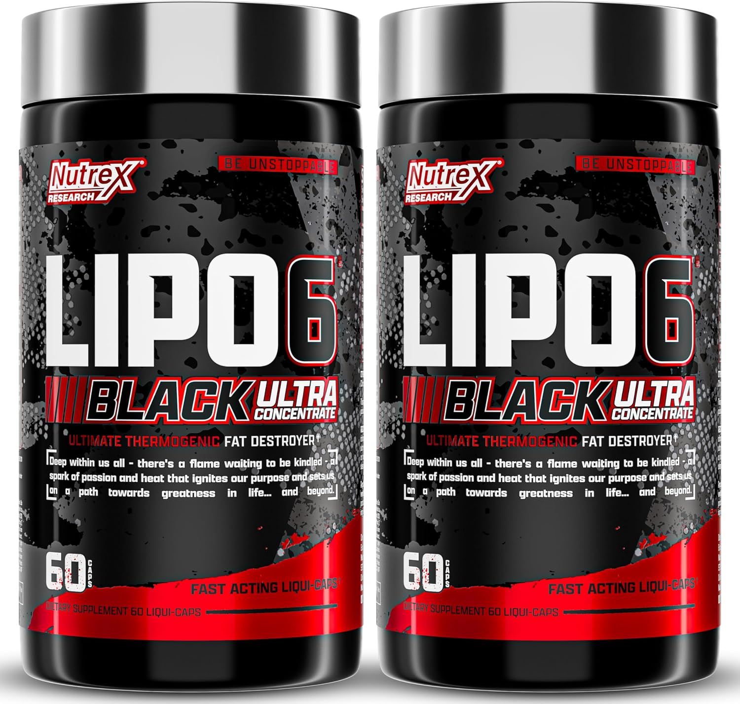 Nutrex Research Lipo 6 Black Ultra Concentrate bottle front view thermogenic supplement