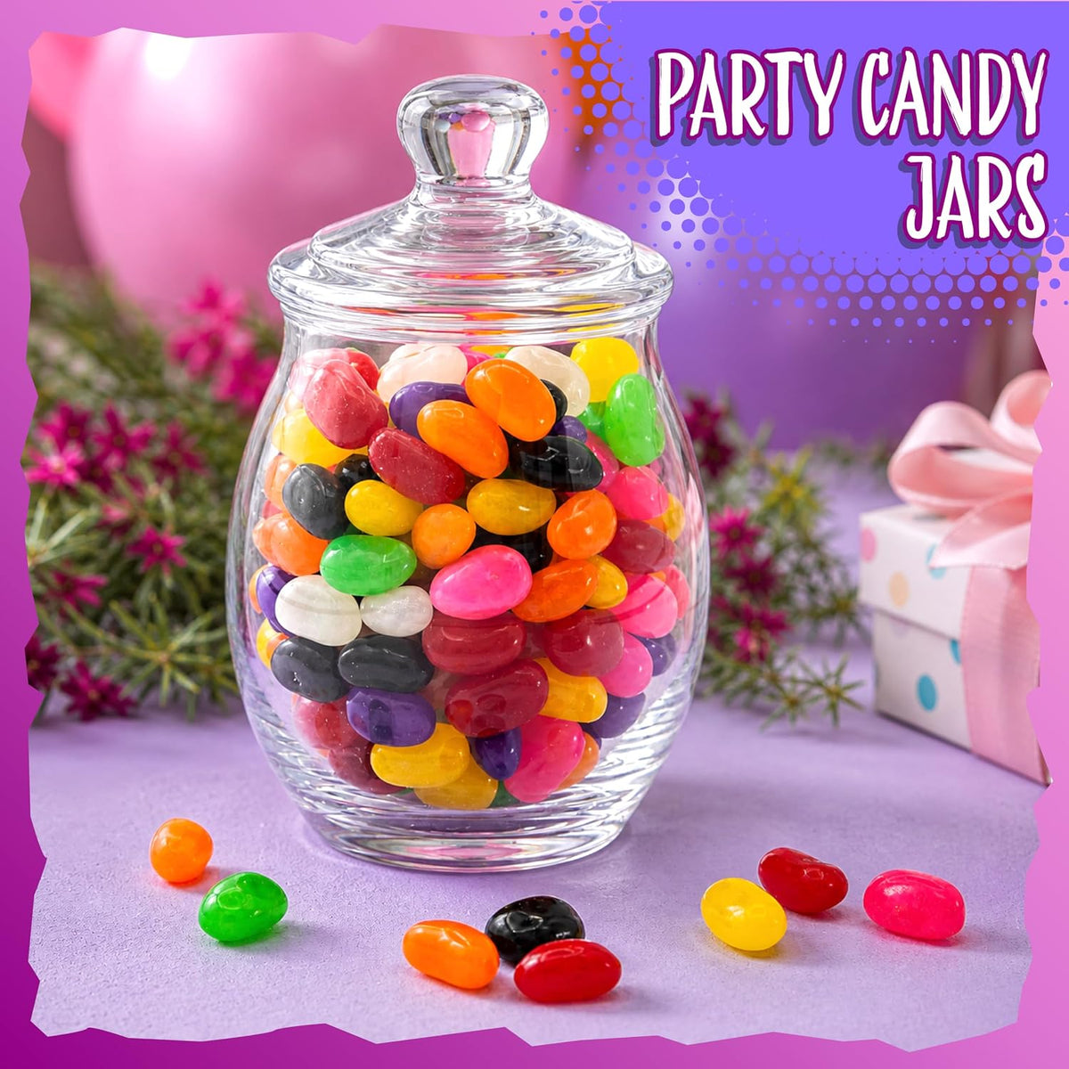 Assorted sweet treats arranged neatly by color for a party dessert buffet display.