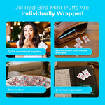 Red Bird cotton candy flavored melt in mouth candy pieces