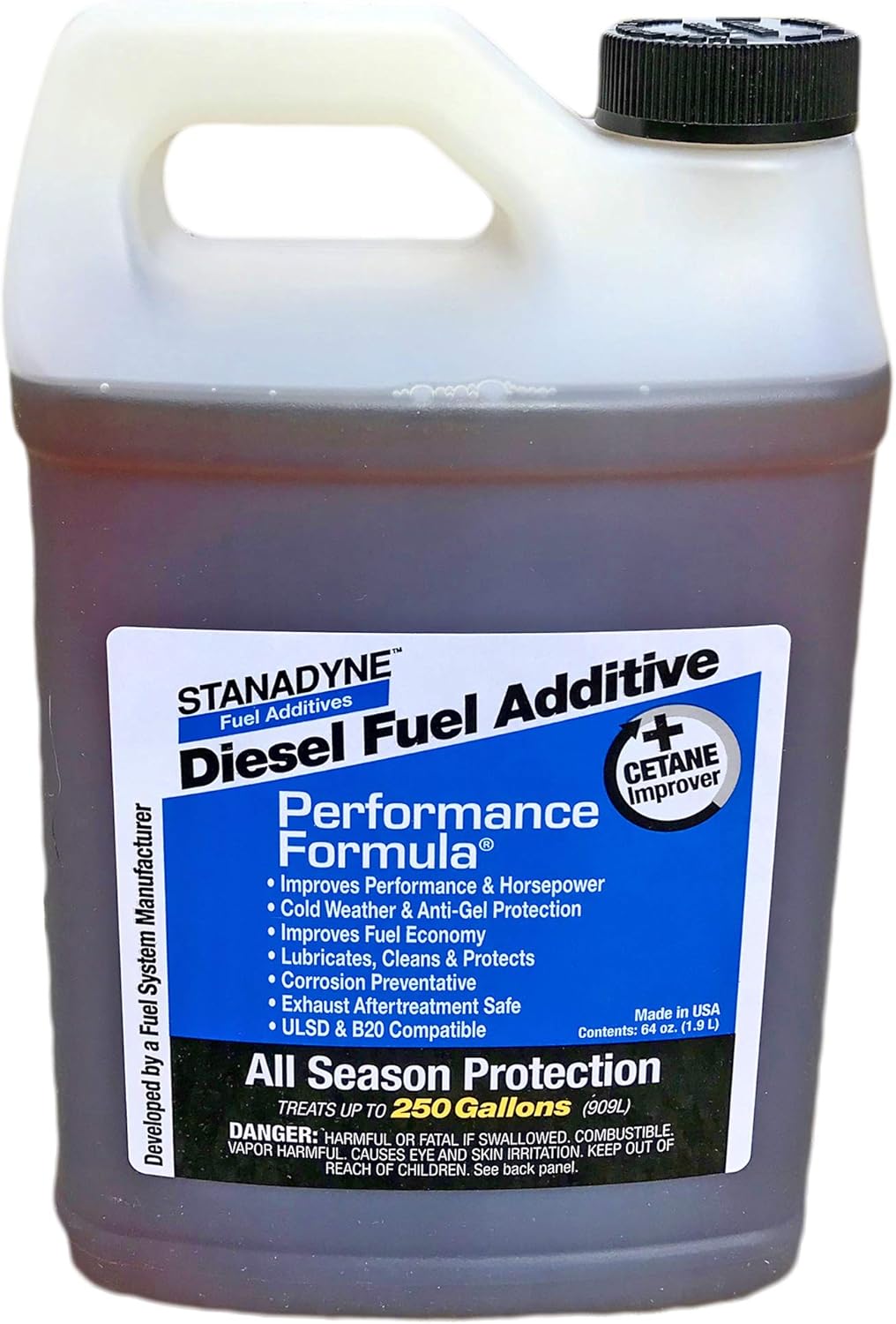 Stanadyne Diesel Performance Formula 64 Ounce front view bottle for engine performance boost