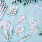Heigble retractable ballpoint pen with eucalyptus design