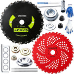 Round sharpening files included in Gashwer weed eater blade kit