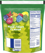 Jolly Rancher imported American sour gummy candy pieces showing fruit shapes